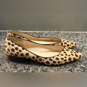 KENNETH COLE Camelia Leopard flats, size 10